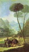 Francisco Jose de Goya Fall (La Cada) painting